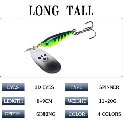 1Pcs 11g/15g/20g Crankbait Fishing Wobblers Hard bait Bass Spinner Bait Artificial Smart Fishing Bait Lures With Treble Hook
