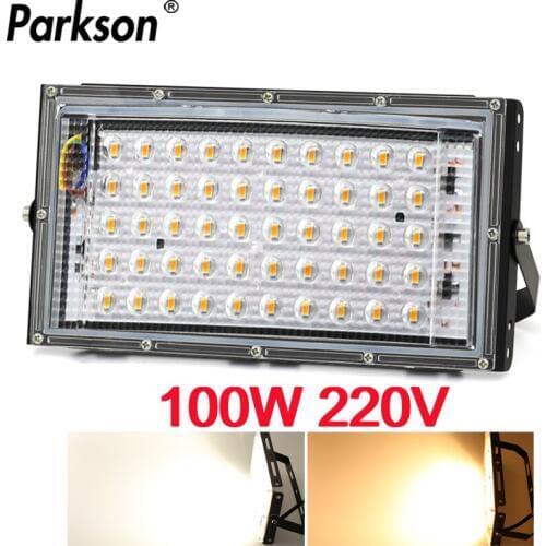 100W Led Floodlight AC 220V Waterproof IP65 Outdoor Lighting LED Reflector Led Spotlight Projector Streetlight Street Lamp