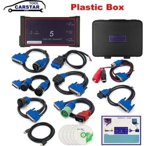 2020 DPA5 Dearborn Protocol Adapter 5 Heavy Duty Truck Scanner multi-language Auto diagnositc tool Without Bluetooth