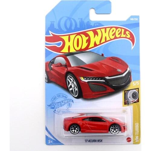 2021-148 Hot Wheels 17 ACURA NSX Mini Alloy Coupe 1/64 Metal Diecast Model Car Kids Toys Gift