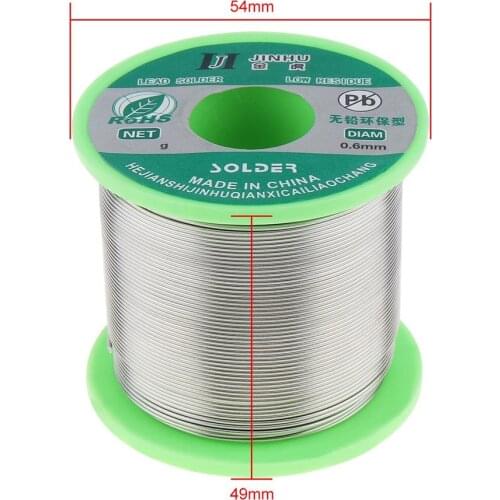 250g 0.5mm-2.0mm 99.7% Sn 0.3% Cu Environmental-friendly Lead-free Rosin Core Solder Wire with Flux and Low Melting Point