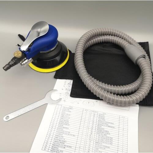 DA-YA 5Inch Air Pneumatic Sander With Vacuum 5'' Self-Vacuum 10000RPM Orbital Grinder 125mm Eccentric Polishing Grinding Tools