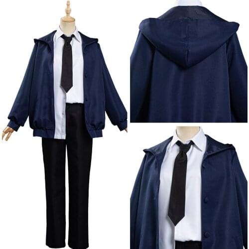 Anime Chainsaw Man Power Cosplay Costume Uniform Shirt Coat Outfits Halloween Carnival Costumes