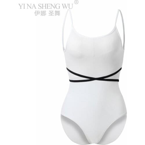 Ballet Leotard Backless Women Adult Dance Camisole Gymnastics Leotard Bodysuit Sexy Swimwear Ballet Ballerina Practice Costume