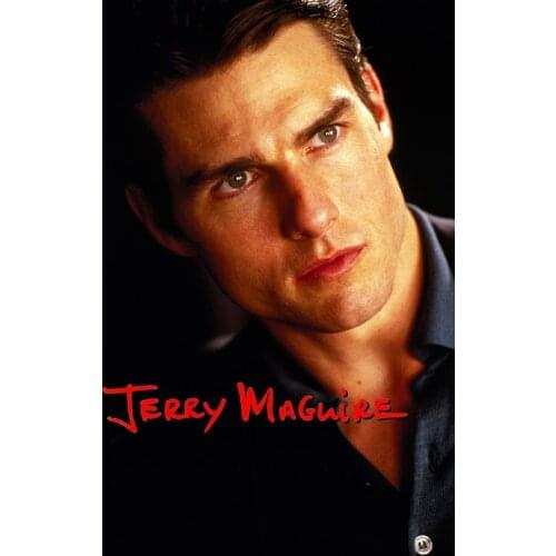 More style Choose JERRY MAGUIRE Movie Art print Silk poster Home Wall Decor