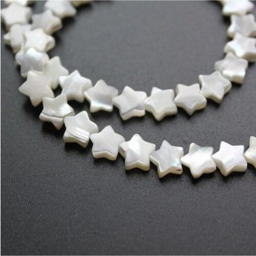8mm Star Pearl Stone Sequence, star Shaped Natural Stone Pearl Series