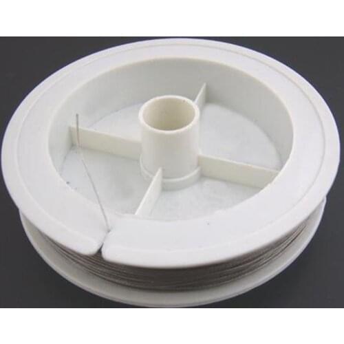 DoreenBeads 1Roll 70M Silver Color Beading Wire 0.38mm (B01401), yiwu