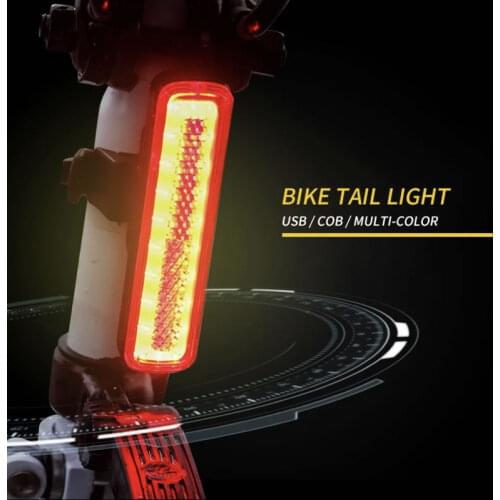 Led Bike Lights USB Rechargeable Rear Light Bicycle Cycling Lamp Road MTB Bike Taillight Sport Running Latern