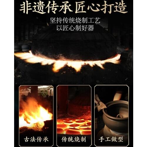 Yingjing Casserole Stewing Pot Household Gas Soup Stove Special Ceramic Health Small High Temperature Resistant Stone Soup Pot