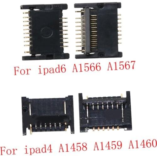 50Pcs Home Button Fingerprint Return Key Flex FPC Connector Plug For Ipad 6 4 Air2 A1458 A1459 A1460 A1566 A1567 Ipad4 Ipad6