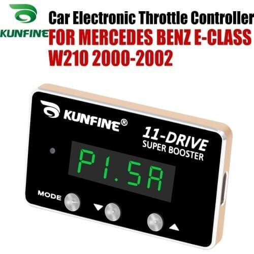 KUNFINE Car Electronic Throttle Controller Racing Accelerator Potent Booster For BENZ E-CLASS W210 2000-2002 Tuning Parts