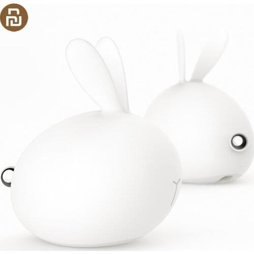 HOT 3 Life Bunny Lamp Colorful color Led pat light USB rechargeable Silicone Night light Soft handle