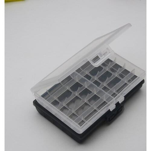 MasterFire 20pcs/lot Hard Plastic AA AAA Battery Holder Storage Box Container Bag Case For 10 x AA or 14 x AAA Batteries Cover