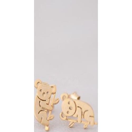 Fashion koala stud earrings, lovely animal koala stud earrings for women