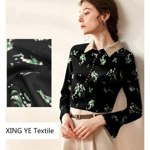 Soft Silk Double Joe Fabric for Sewing Dresses Shirts Material Lightweight Breathable Smooth Drape Natural Anti-wrinkle