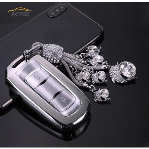 Soft TPU Car Remote Key Full Cover Case For Geely Atlas Boyue NL3 EX7 Emgrand X7 EmgrarandX7 SUV GT GC9 Borui Car Smart Key Fob