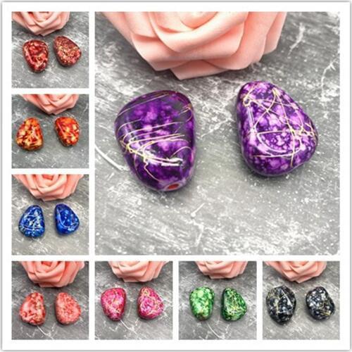 Wholesale A pair 30x25mm of acrylic earrings necklace accessories Beads For Jewelry Making DIY Jewelry Findings