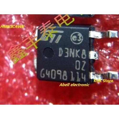 Original 100% NEW D3NK80Z STD3NK80ZT4 STD3NK80Z STD3NK80 3NK80 DPAK 50PCS/LOT