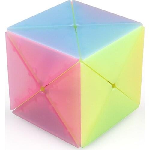 QiYi Jelly Color X Magic Cube Adult Childrens Toys Puzzle Smooth Game Speed Professional Education Exercise Brain Game Creative