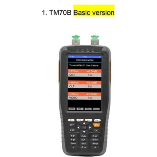 TM70B Handheld PON Fiber Optical Power Meter 1310/1490/1550nm