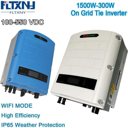 FLYT 1.5KW 3KW On Grid Inverter Solar Power Grid Tie For Solar Wifi Mode Default with Input Single MPPT 1500W 3000W Waterproof