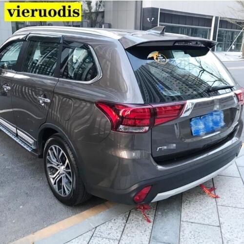 For Outlander 2013-2016 Spoiler sport ABS Material Car Rear Wing Primer Color Rear Spoiler For Outlander Spoiler