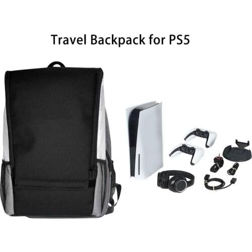 For PS5 Backpack Travel Carrying Case Portable Storage Bag For Playstation 5 Game Console Console Accessories Carring Bag