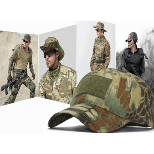 Actical Army Cap Outdoor Sport Snapback stripe Military Cap Camouflage Hat Simplicity Army Camo Hunting Cap Scarf For Men Adult