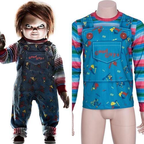 Horror Sci Fi Movie Childs Play Chucky T Shirt Summer Long Sleeve Cotton O-neck Men T-shirt Top