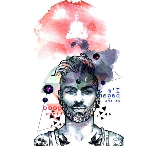 Magical Man Waterproof Temporary Tattoo sticker Super Hero The Flash Tatuagem Tatoos Temporales For Women Henna Tattoo Sleeve