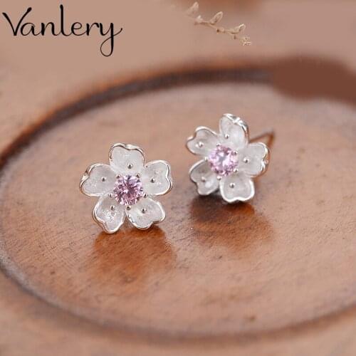 Retro Vintage Cheery Flower Earrings For Women Christmas Gifts Punk Trendy 2021 NEW Statement Earrings Jewelry