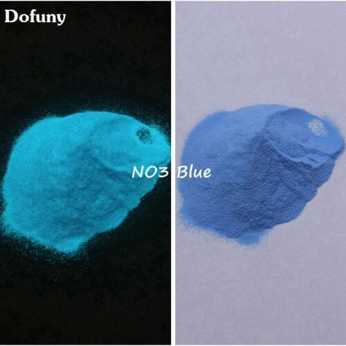 1Lot=10grams Luminous powder,photoluminescent powder,glow in dark pigment,Blue Color