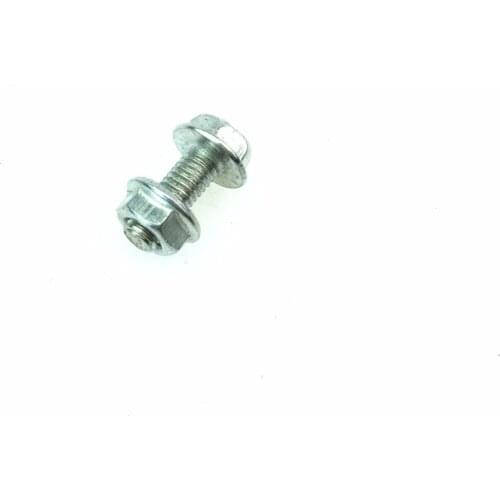 Electric car motorcycle accessories pedal bicycle license plate screw 6mm nut repair tool 10pcs