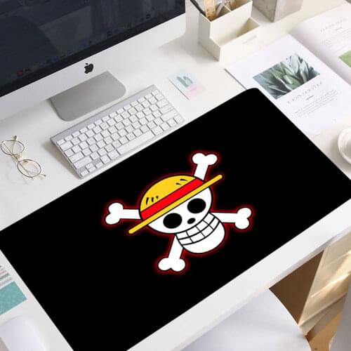 ANIME One Piece Gaming Mouse Pad PC Mousepad with Lock Edge Game Pad Mouse Large Cartoon Rubber Mouse Pad Keyboard manga mat