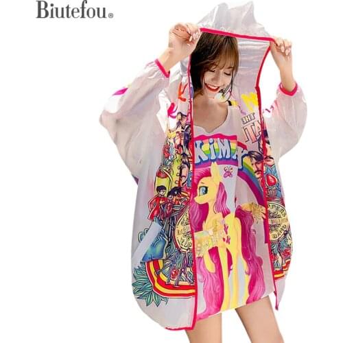 Biutefou Women's Long Raincoats
