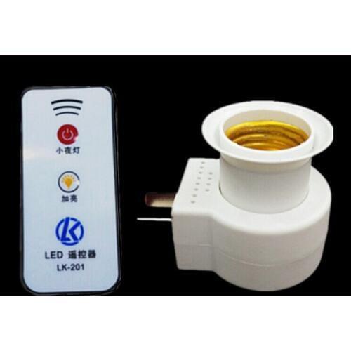 Home Decoration E27 Lamp Bases With Remote 160-250V 40W 50HZ