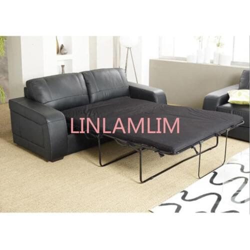 Living Room Sofa bed minimalist modern sofa / sofabed real genuine cow leather sectional sofa muebles de sala moveis para casa