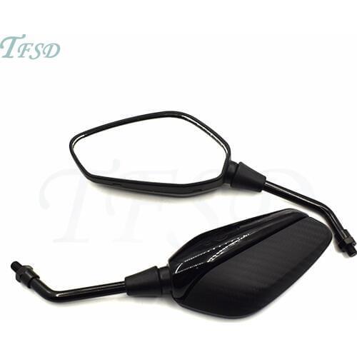 10mm universal motorcycle accessories motorbike side mirror rearview mirror For Triumph Street Triple 675 Tiger 800 Tiger XC