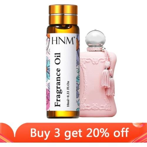 HNM Delina Exclusif Fragrance Oil 10ML Essential Oils For Humidifier Perfume Red Roses Freesia Saffron Lavender Tea Tree Avocado