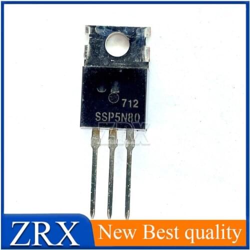 5Pcs/Lot New Original SSP5N80 5A800V Integrated circuit Triode In Stock