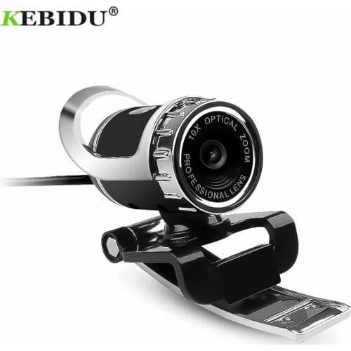 KEBIDU High Quality 360 Degrees USB 12M HD Camera Web Cam Clip-on Digital Video Webcamera with MIC for Computer PC Laptop
