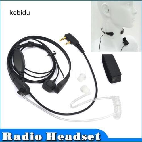 Kebidu High Quality Throat Microphone Throat Vibration Headset For Two Way Radio BaoFeng UV-5R UV-B5 UV-B6 BF-888S TG-UV2 KG-UVD