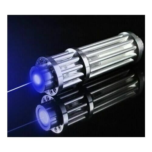 Powerful Burning Blue Laser Torch 445nm 10000m Multifunction Focusable Laser Sight Pointers Flashlight Burn Match