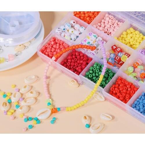 2020pcs Easy braided Letter Beads Jewelry Making Supplies Kit Beads Wire For Firendship Bracelet DIY Jewelry Making Kit Findings