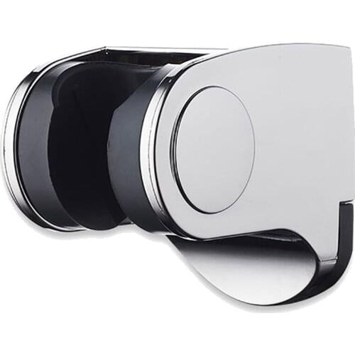 Showerhead Bracket Grip Holder Bathroom Wall Mounting Chrome Shower Head Clamp Seat Holder