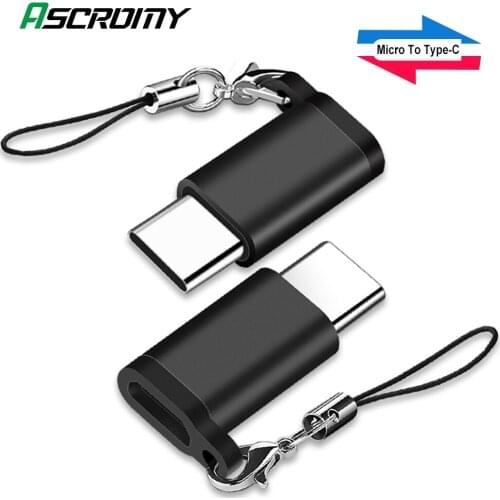 USB Type C Male to Micro USB Female Adapter USB Type-C USB C OTG For Samsung S10 Xiaomi Huawei Oneplus 7T 7 Pro Macbook pro USBC