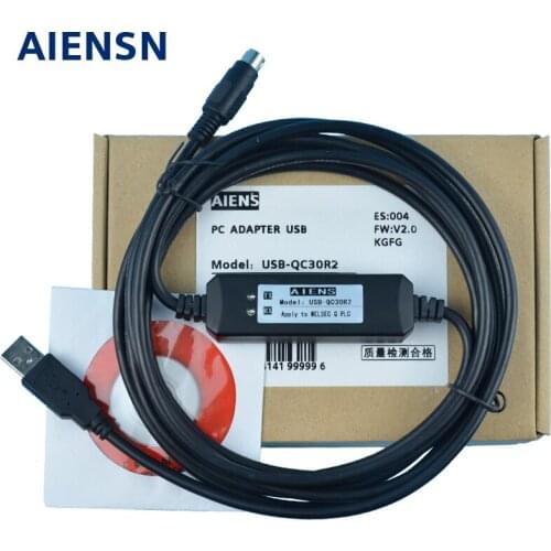 Suitable for Mitsubishi Q series PLC programming communication data download line USB-QC30R2 Q02/06/12/25H