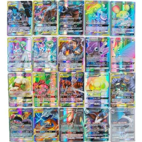Pokemon Cards toys Featuring 60VMAX 200 Gx 100 Tag Team 20 MEGA 20 EX100 Battle Carte Trading toys