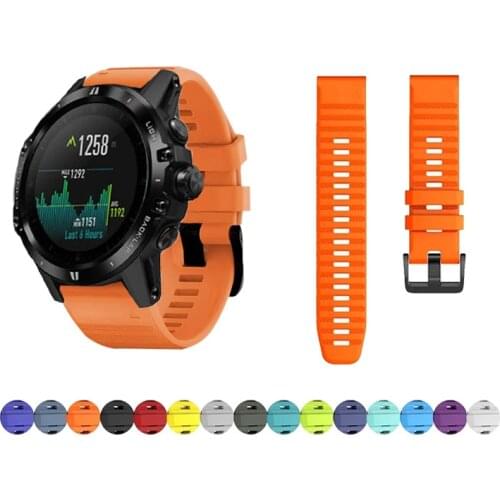 26 22MM NEW Soft band For Coros VERTIX smartwatch straps silicone quick easy fit outdoor sports bands wristband belt bracelet