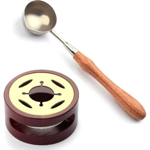 Retro Seal Pot Beads Sticks Heater Sticks Melting Glue Oven Spoon Tool S E56C